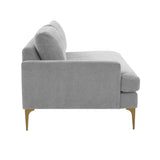 Serena 68" Performance Velvet Modular Loveseat - View 18