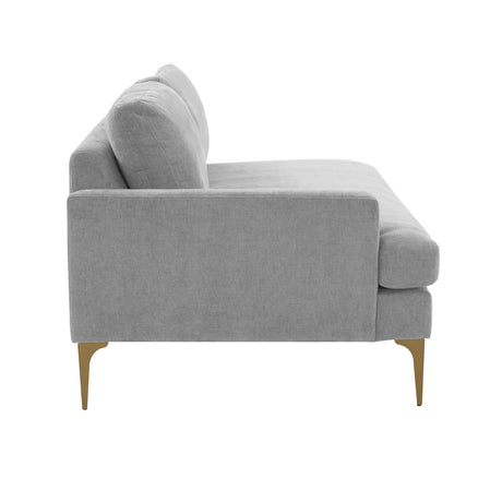 Serena 68" Performance Velvet Modular Loveseat - View 18