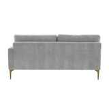 Serena 68" Performance Velvet Modular Loveseat - View 13