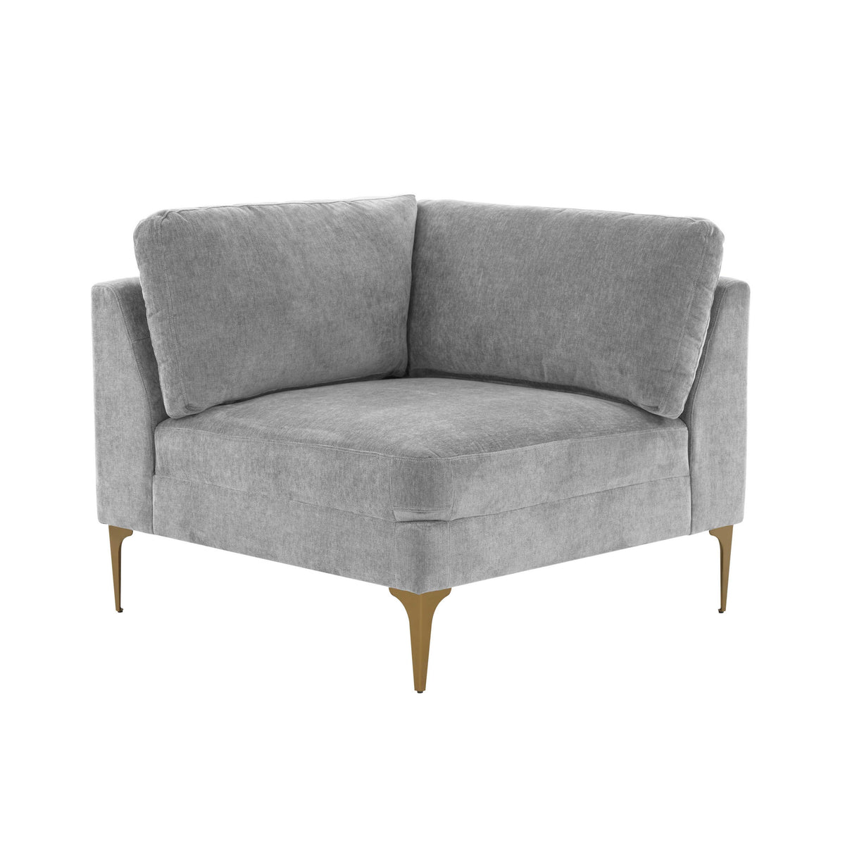 Serena Performance Velvet Modular Corner Seat - View 10