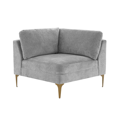 Serena Performance Velvet Modular Corner Seat - View 10