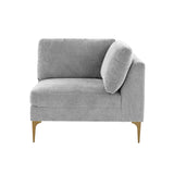 Serena Performance Velvet Modular Corner Seat - View 11