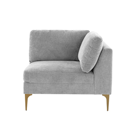 Serena Performance Velvet Modular Corner Seat - View 11