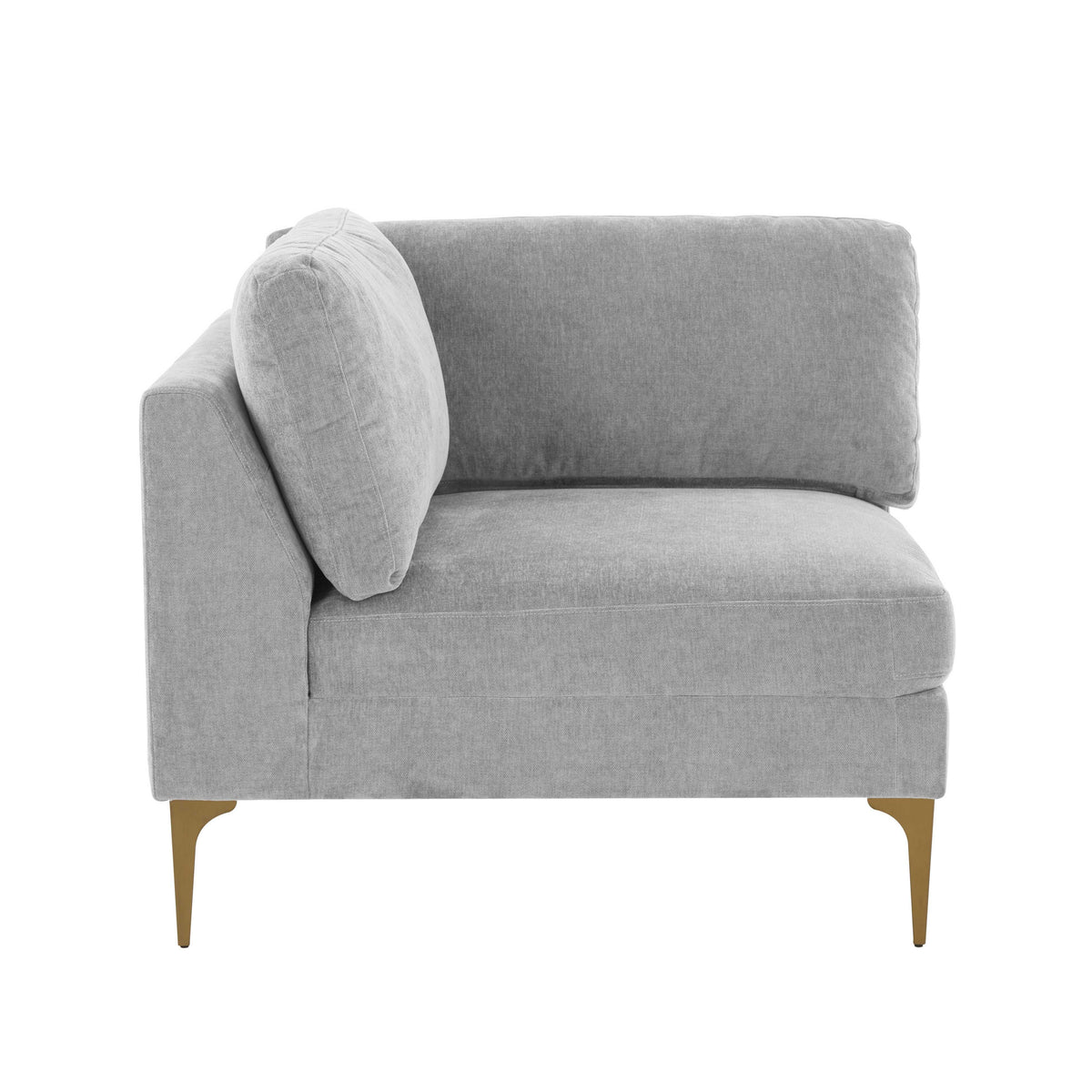 Serena Performance Velvet Modular Corner Seat - View 12