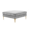 Serena Velvet Ottoman