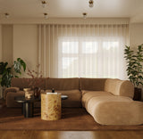 Zenith 5-Piece Performance Velvet Modular Sectional - View 8