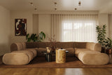 Zenith 8-Piece Latte Brown Performance Velvet Modular U-Sectional - View 2