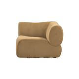 Zenith Latte Brown Performance Velvet Corner Wedge - View 4
