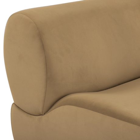 Zenith Latte Brown Performance Velvet Corner Wedge - View 5