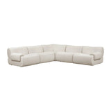 Zenith 5-Piece Contract-Grade Upcycled Fabric Modular L-Sectional - View 3