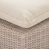 Cali Natural Wicker Outdoor Armless Chair