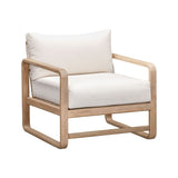 Palata Cream Performance Fabric Outdoor Accent Chair - View 1