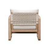Palata Cream Performance Fabric Outdoor Accent Chair - View 7