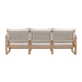 Palata 84" Cream Performance Fabric Outdoor Sofa - View 6