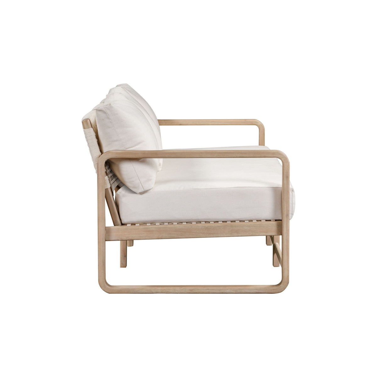 Palata 84" Cream Performance Fabric Outdoor Sofa - View 7