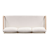 Palata 84" Cream Performance Fabric Outdoor Sofa - View 8