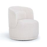 Massa Textured Fabric Swivel Accent Chair