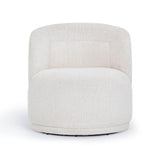 Massa Textured Fabric Swivel Accent Chair