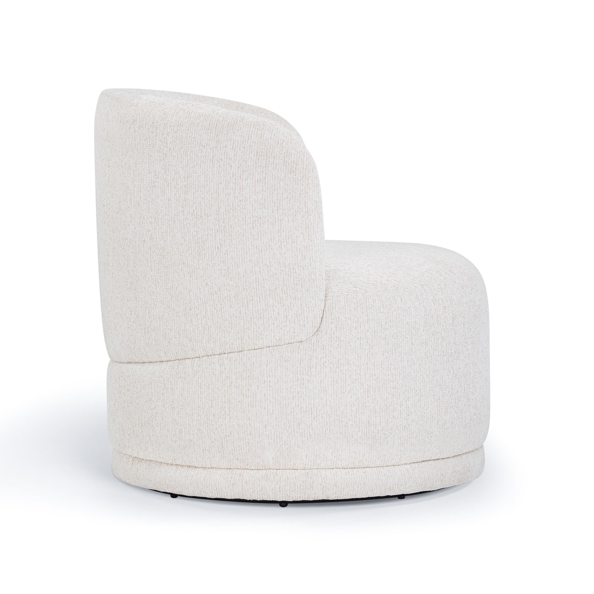 Massa Textured Fabric Swivel Accent Chair