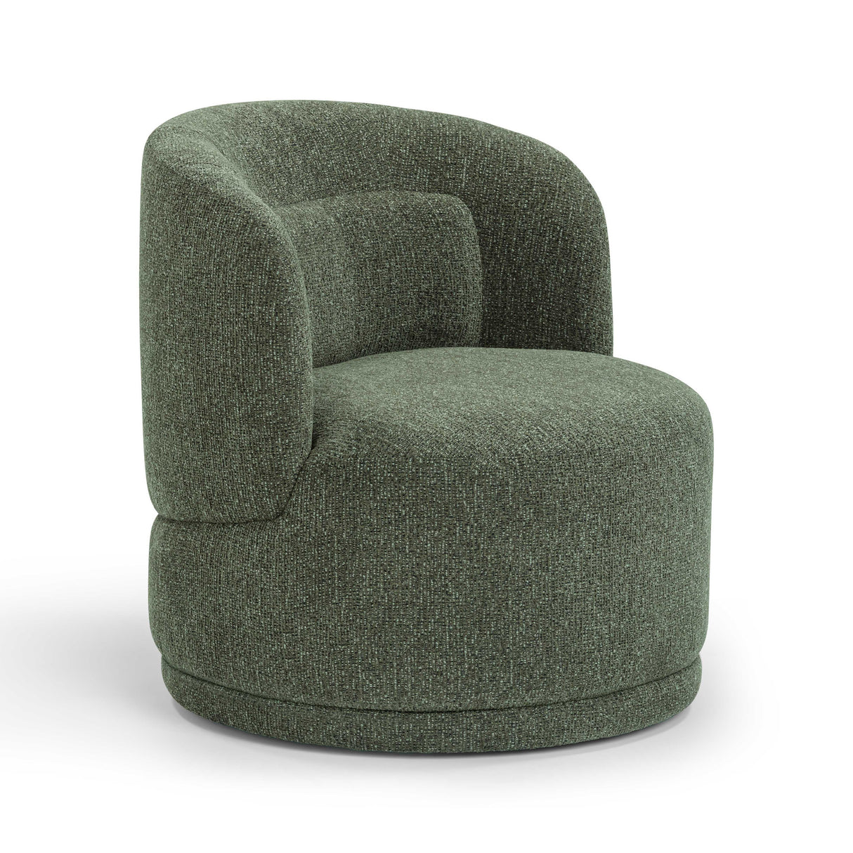 Massa Textured Fabric Swivel Accent Chair