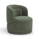 Massa Textured Fabric Swivel Accent Chair