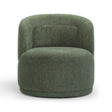 Massa Textured Fabric Swivel Accent Chair