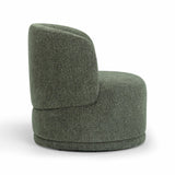 Massa Textured Fabric Swivel Accent Chair