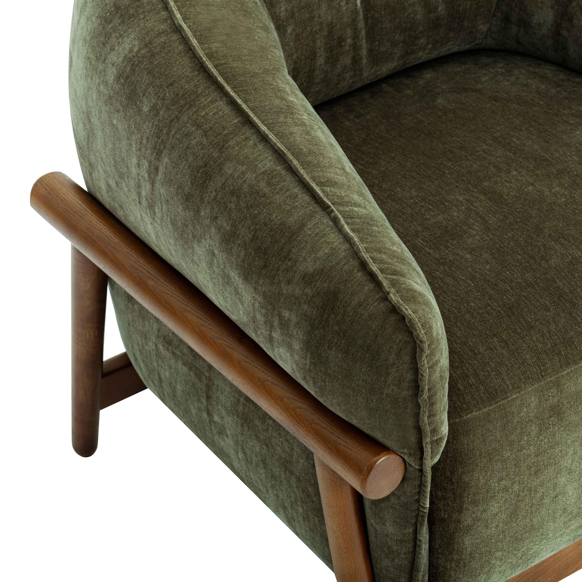 Piedmont Upcycled Contract-Grade Chenille Accent Chair - View 7