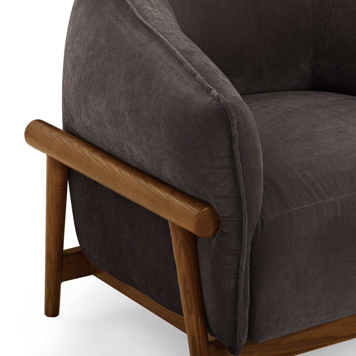 Piedmont Upcycled Contract-Grade Chenille Accent Chair - View 19