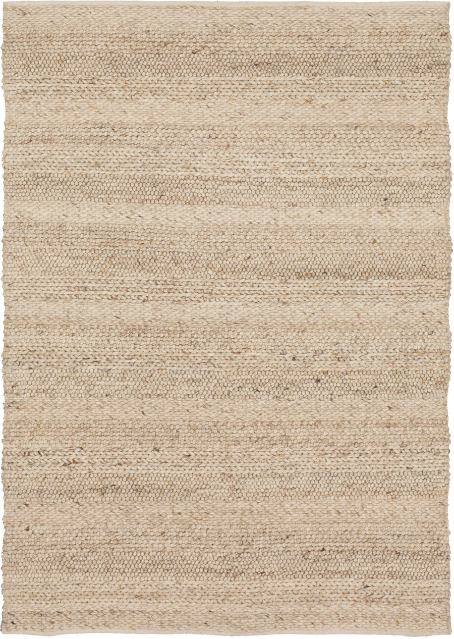Karastan Tableau Roma Oyster Casual Area Rug - Hand Loomed Wool, Made in India