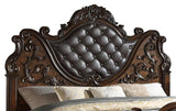 Traditional Ornate Santa 5-Piece Bedroom Set in Rich Cherry Finish