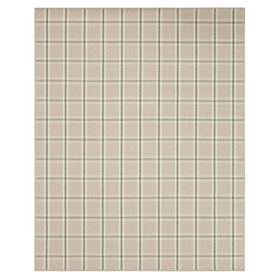 Karastan Scofield Sage Area Rug - Machine Woven Wool, Made in India