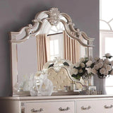 Elegant Sonia 5-Piece Contemporary Silver Tufted Champagne Bedroom Collection