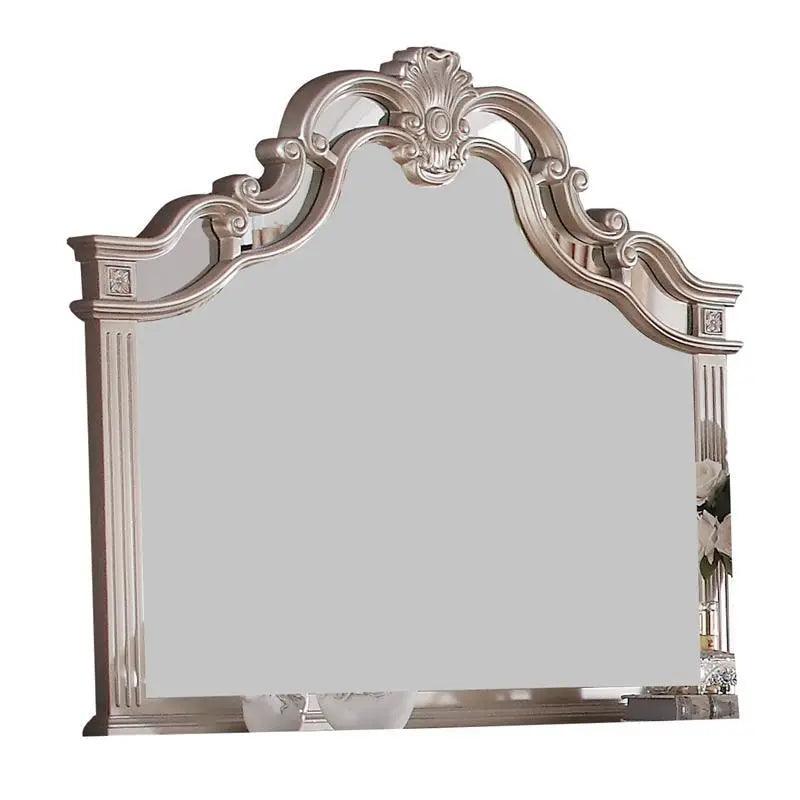 Elegant Sonia 5-Piece Contemporary Silver Tufted Champagne Bedroom Collection