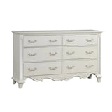 Elegant Sonia 5-Piece Contemporary Silver Tufted Pearl Bedroom Collection