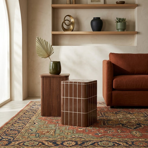 Tatiana Square Concrete Indoor and Outdoor Side Table - cPatio & Living Accent