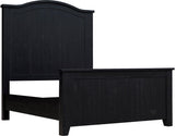 Stockton Vintage Black Bedroom Set with Bed, Dresser, Mirror & Chest