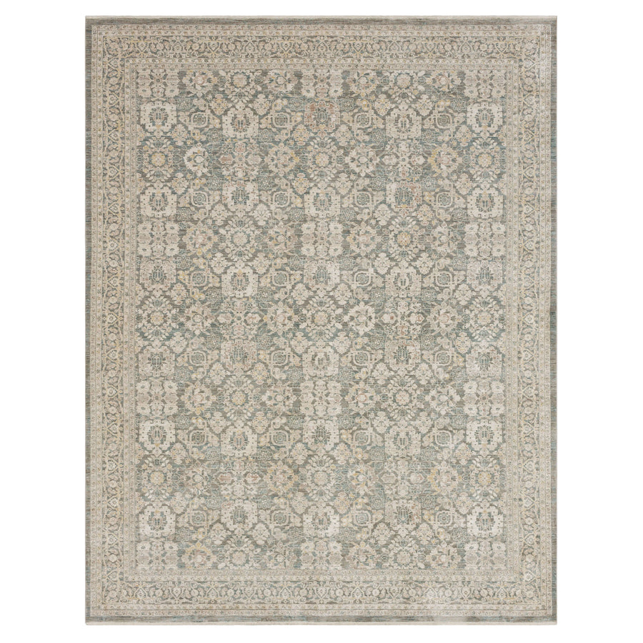 Karastan Surrey Hills Sunningdale Acacia Traditional Area Rug - Machine Woven Polyester, Made in Turkey