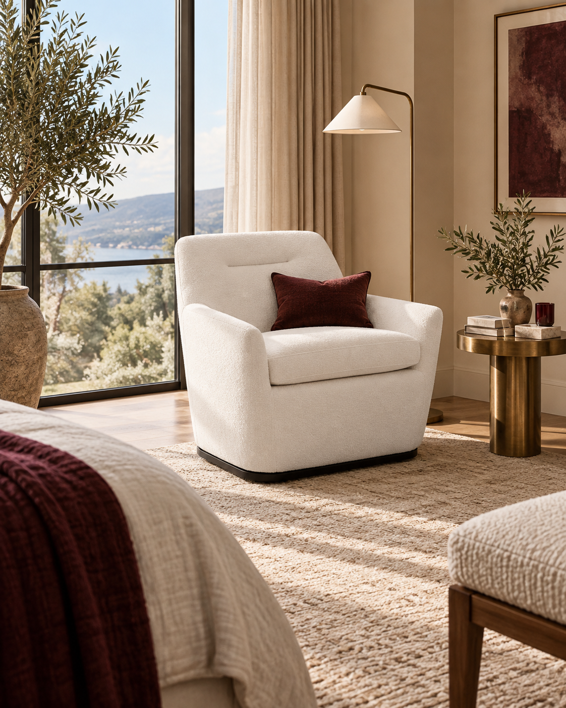 Mado Swivel Accent Chair