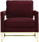 Avery Velvet Accent Chair