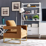 Avery Velvet Accent Chair