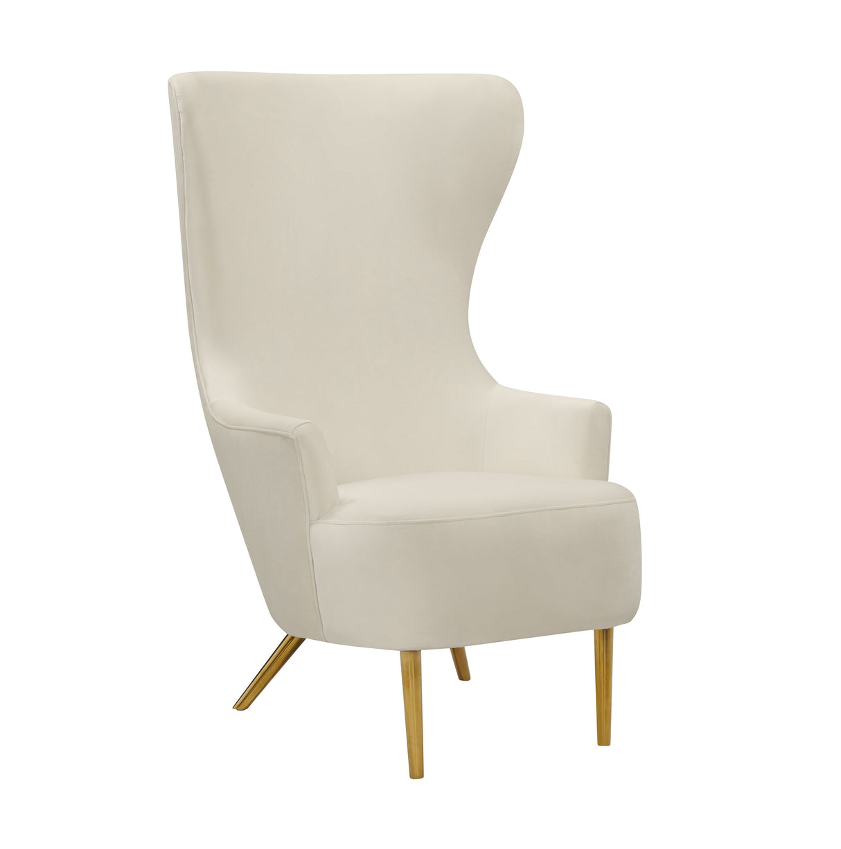 Julia Velvet Wingback Chair