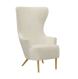 Julia Velvet Wingback Chair