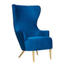 Julia Velvet Wingback Chair
