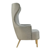 Julia Velvet Wingback Chair