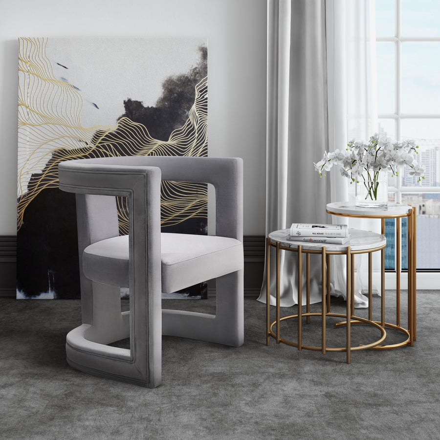 Ada Velvet Accent Chair