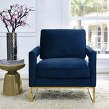 Avery Velvet Accent Chair