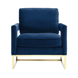 Avery Velvet Accent Chair