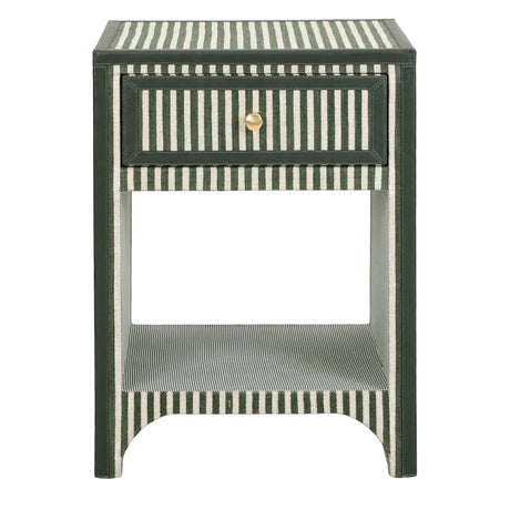 Kora 18" Cotton Jute 1-Drawer Contract-Grade Nightstand - View 12