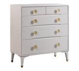 Divine 38" White 5-Drawer Chest
